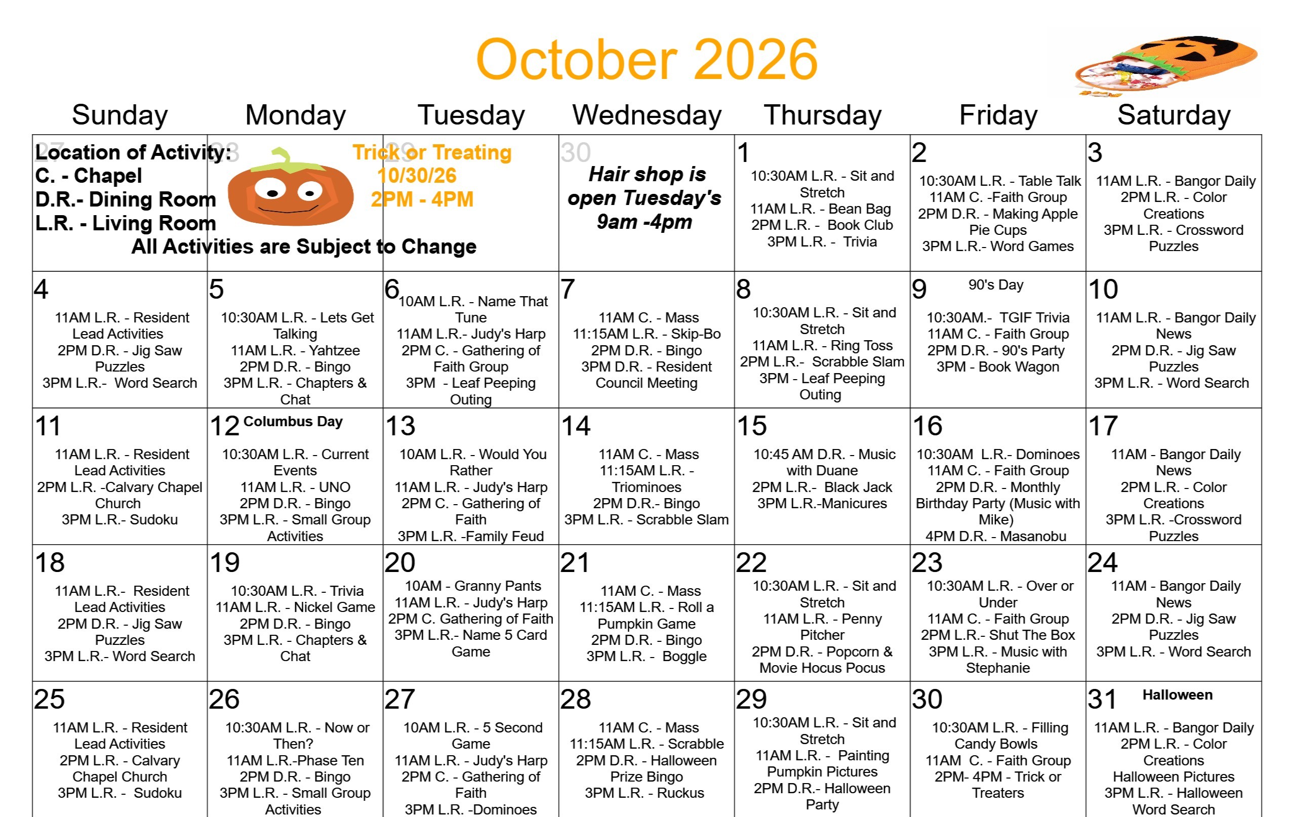 October 26